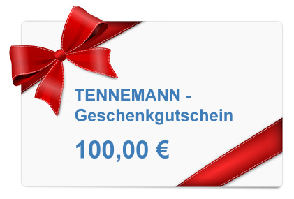 TENNEMANN - Geschenkgutschein  100,00